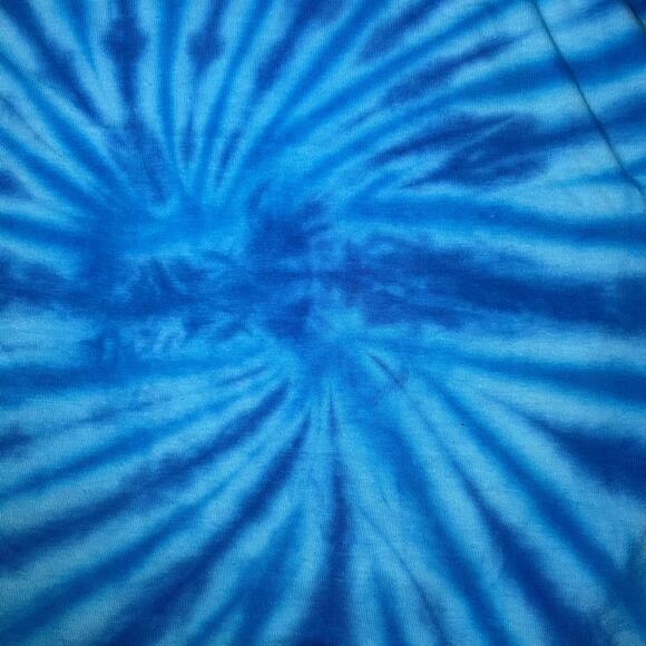 Brisco Brands 💙 “Blue Spiral Tie-Dye” Tee – Size XL - Picture 4 of 4